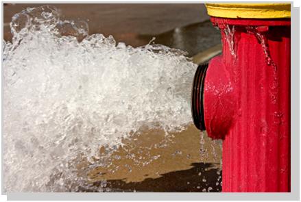 Hydrant flushing
